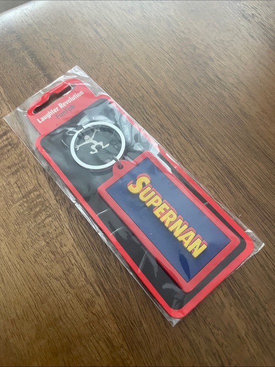 laughter revoultion Other - Red and Blue SUPERNAN Keychain Phone Accessory
